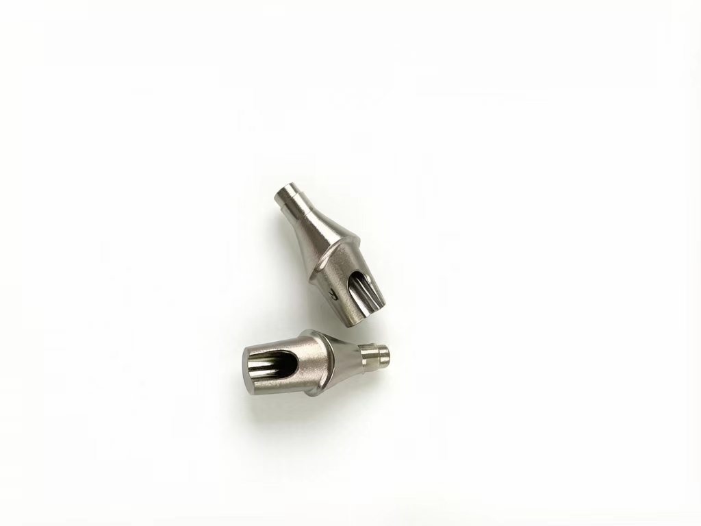 Custom dental abutment Ti-6Al-4V ELI CNC machined